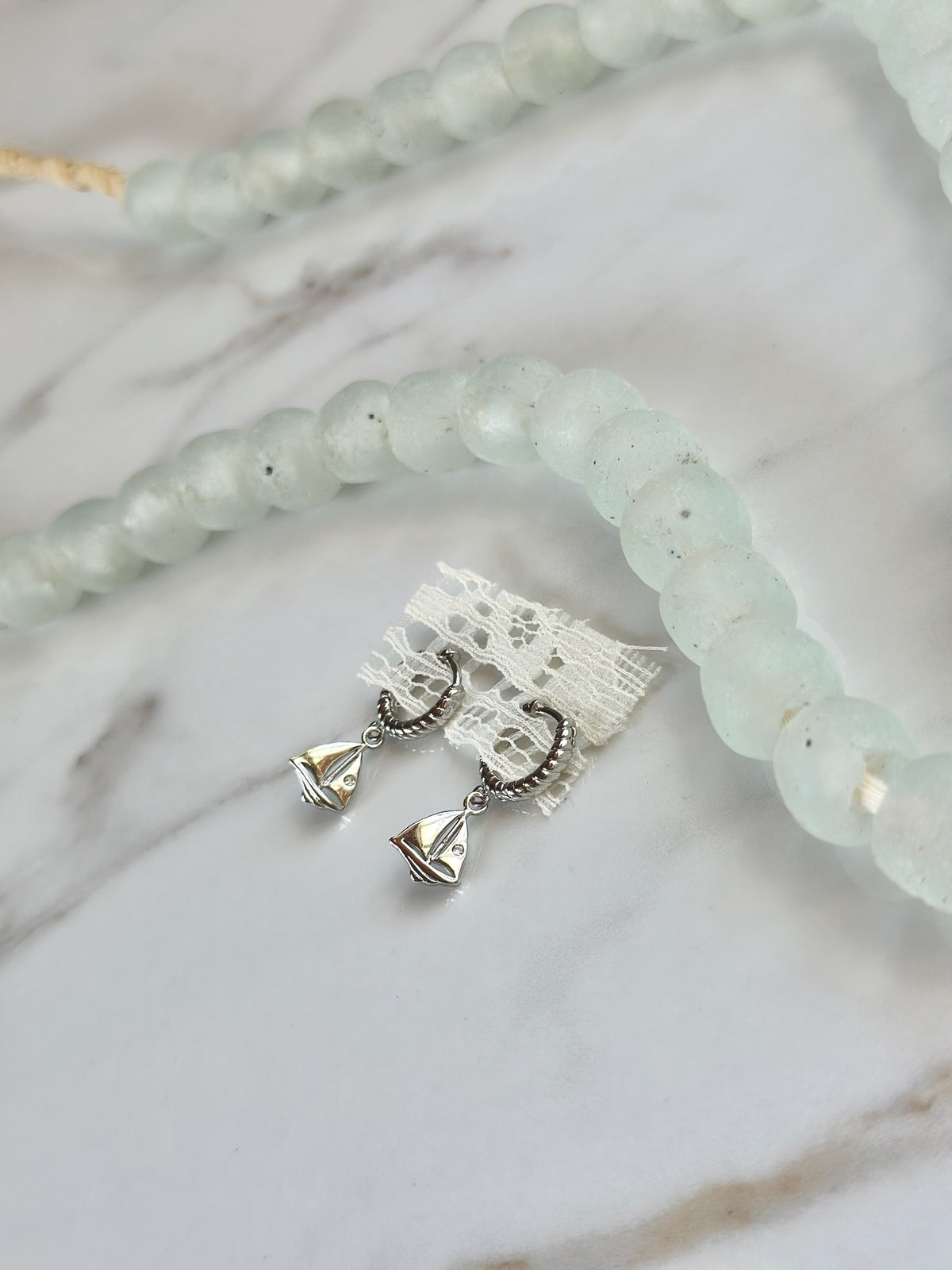 Harbor Sail Boat Hoops