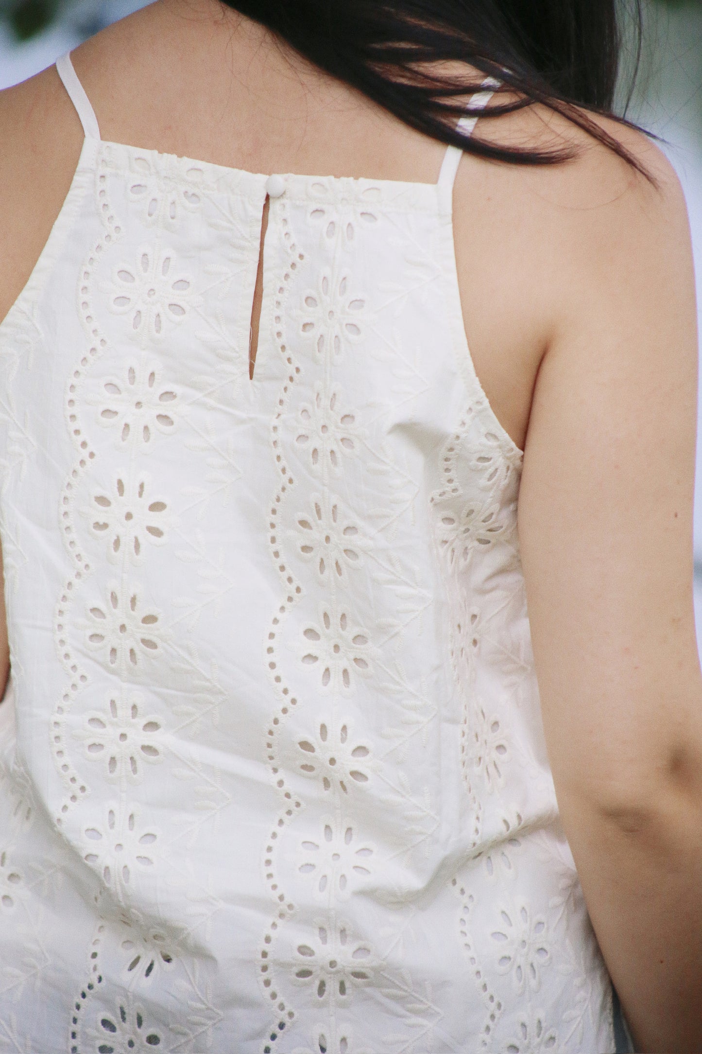 Mary Jane Eyelet Tank