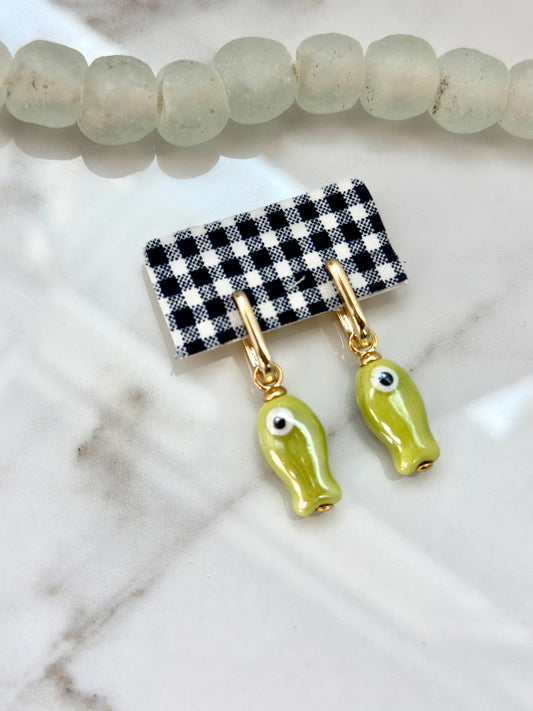 The Harbor Green Fish Hoops