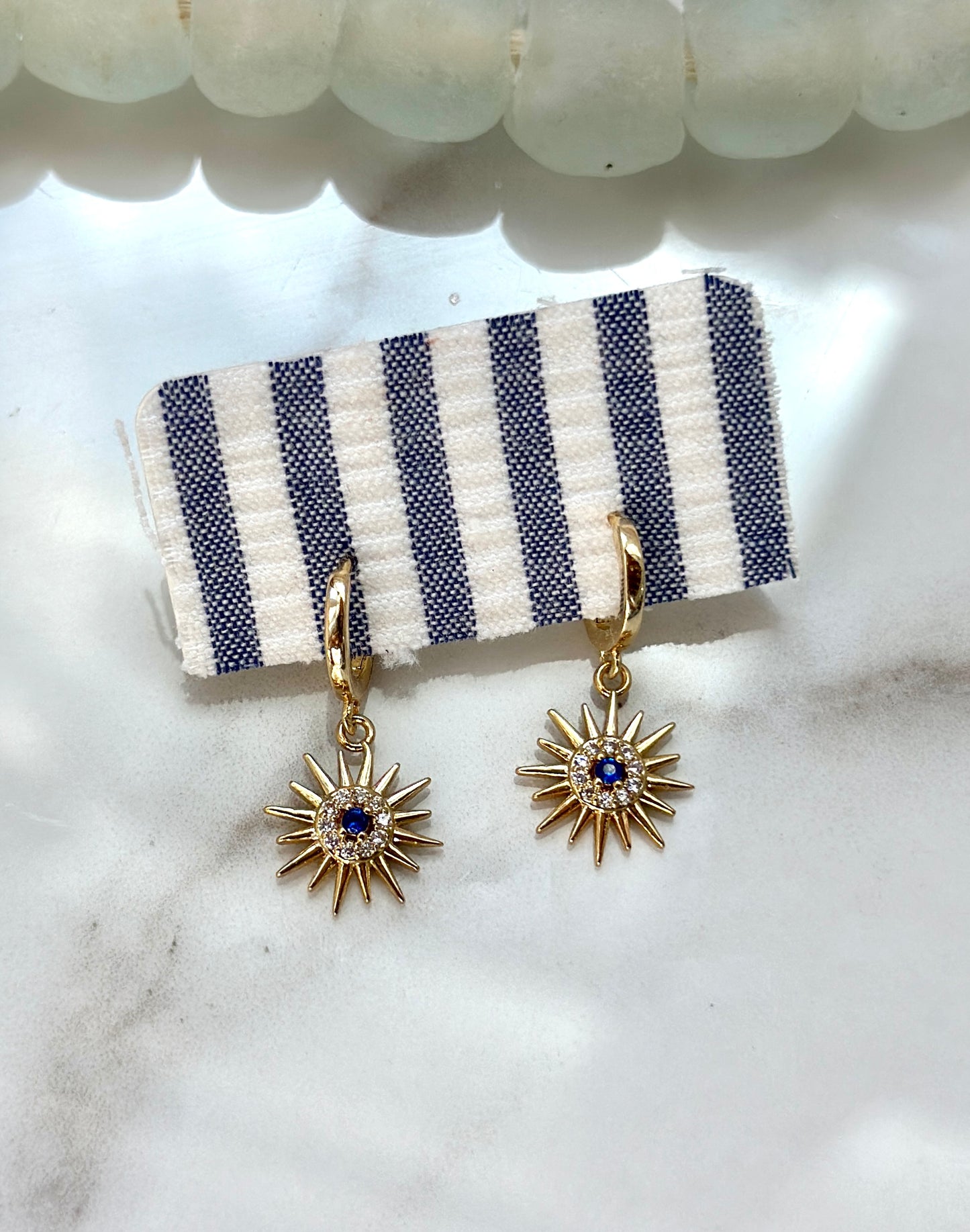 The Marina Starburst Hoops