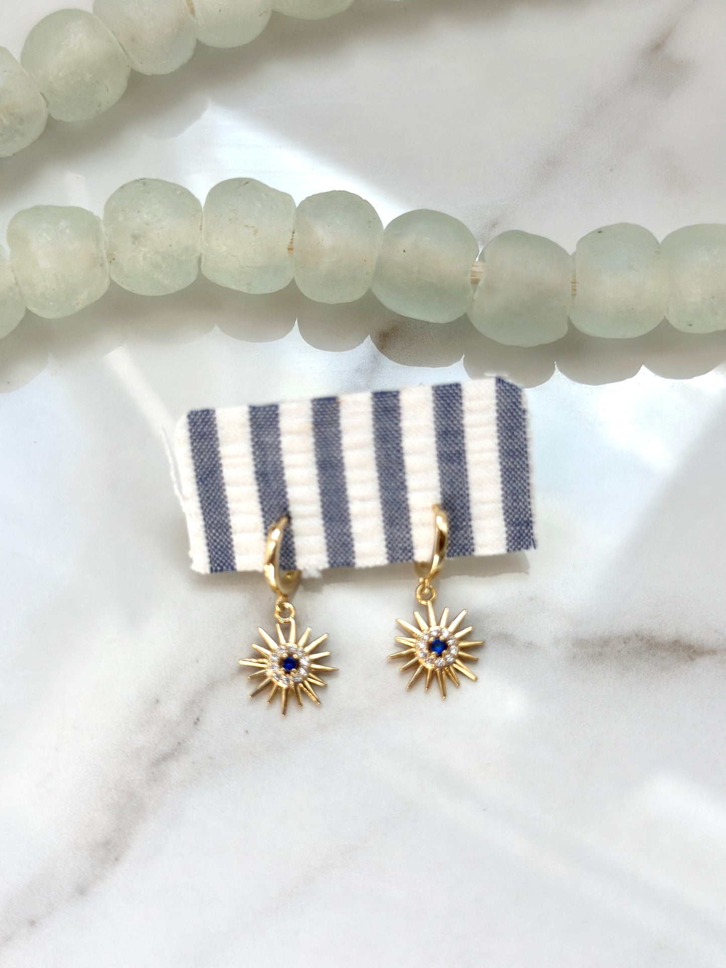 The Marina Starburst Hoops
