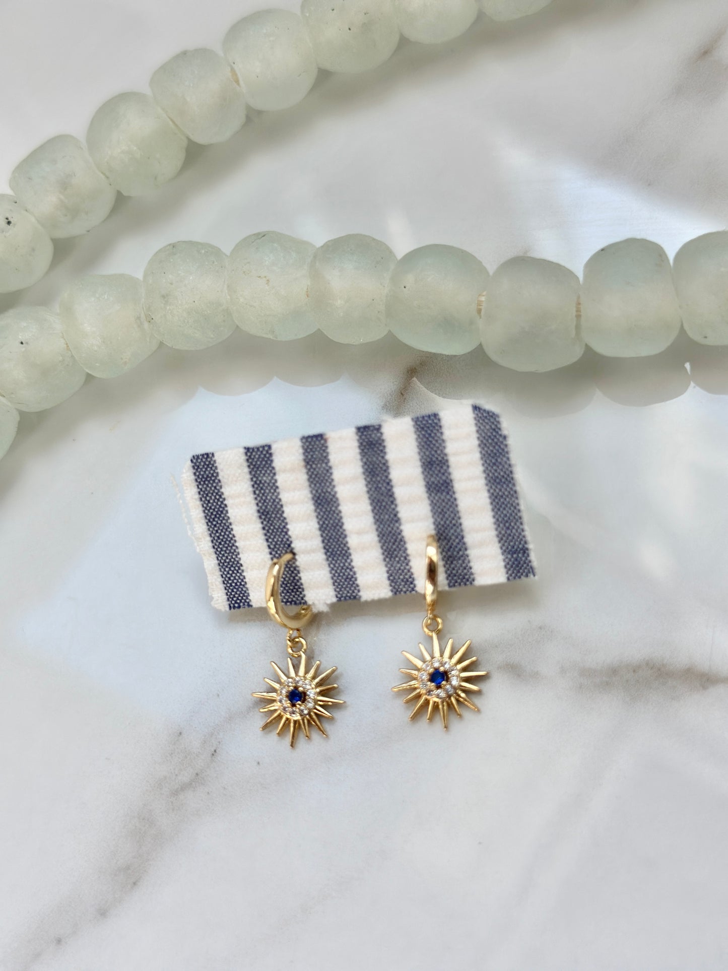 The Marina Starburst Hoops