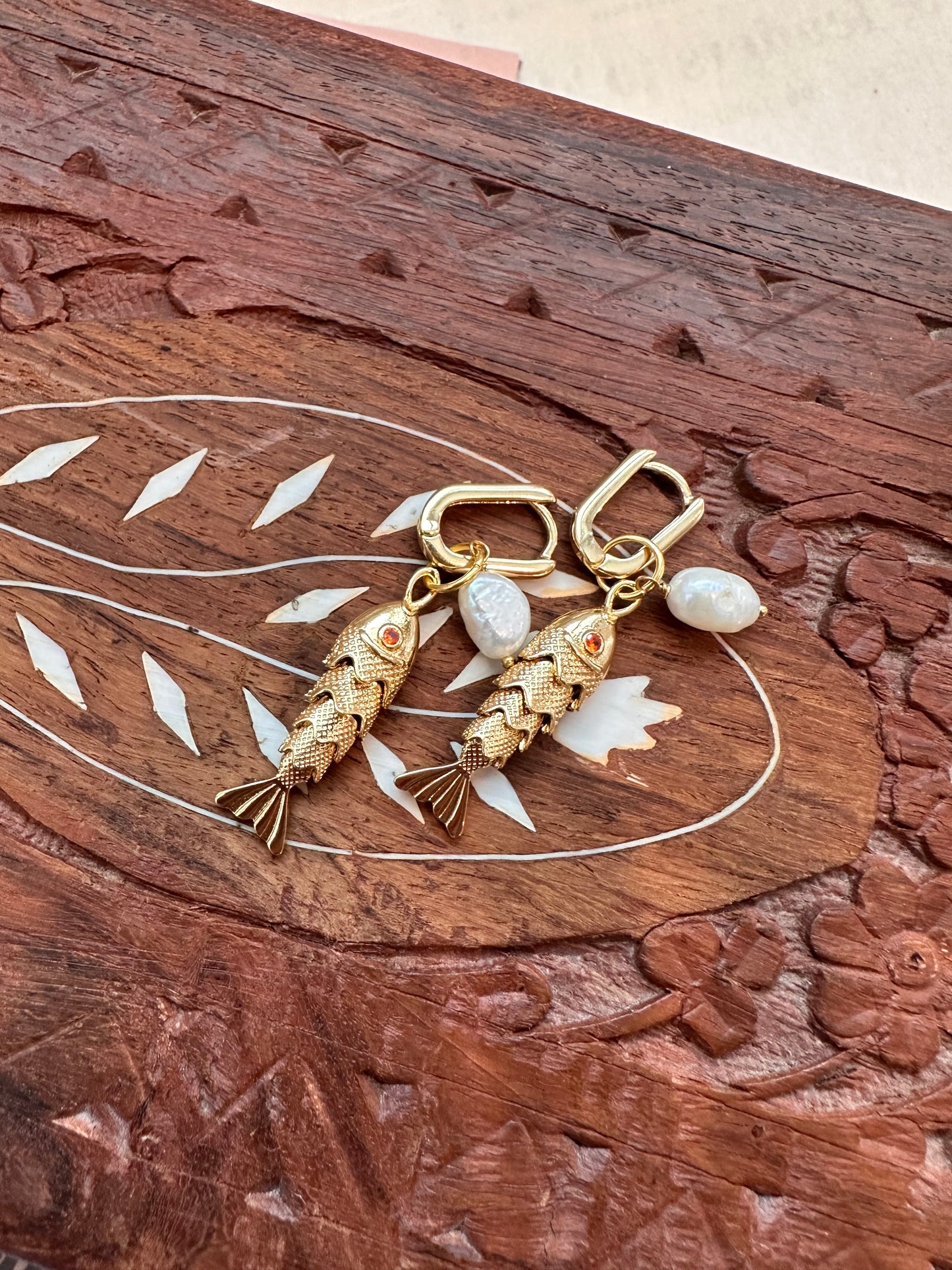 The Maritt Row Fish Earrings