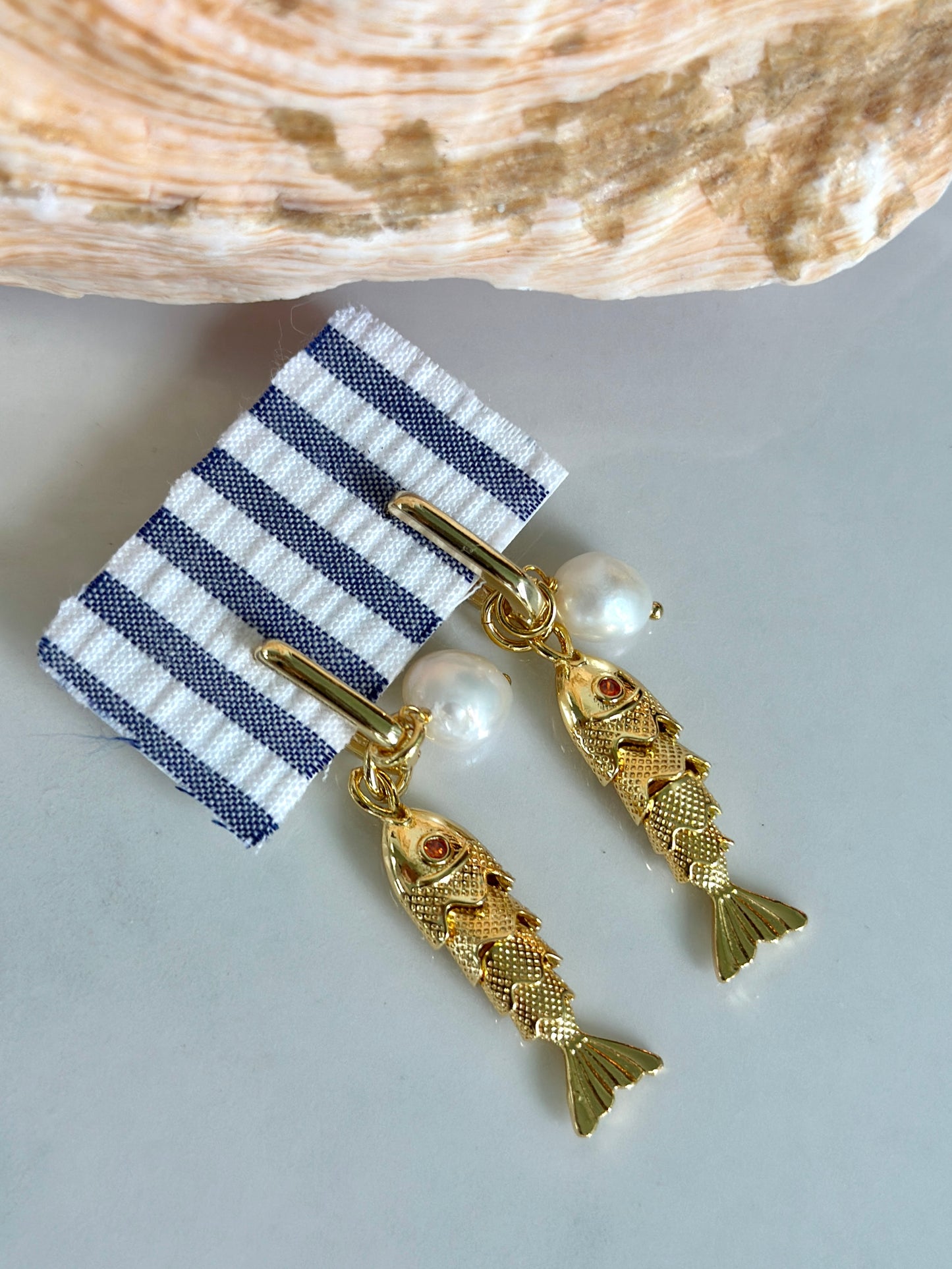 The Maritt Row Fish Earrings