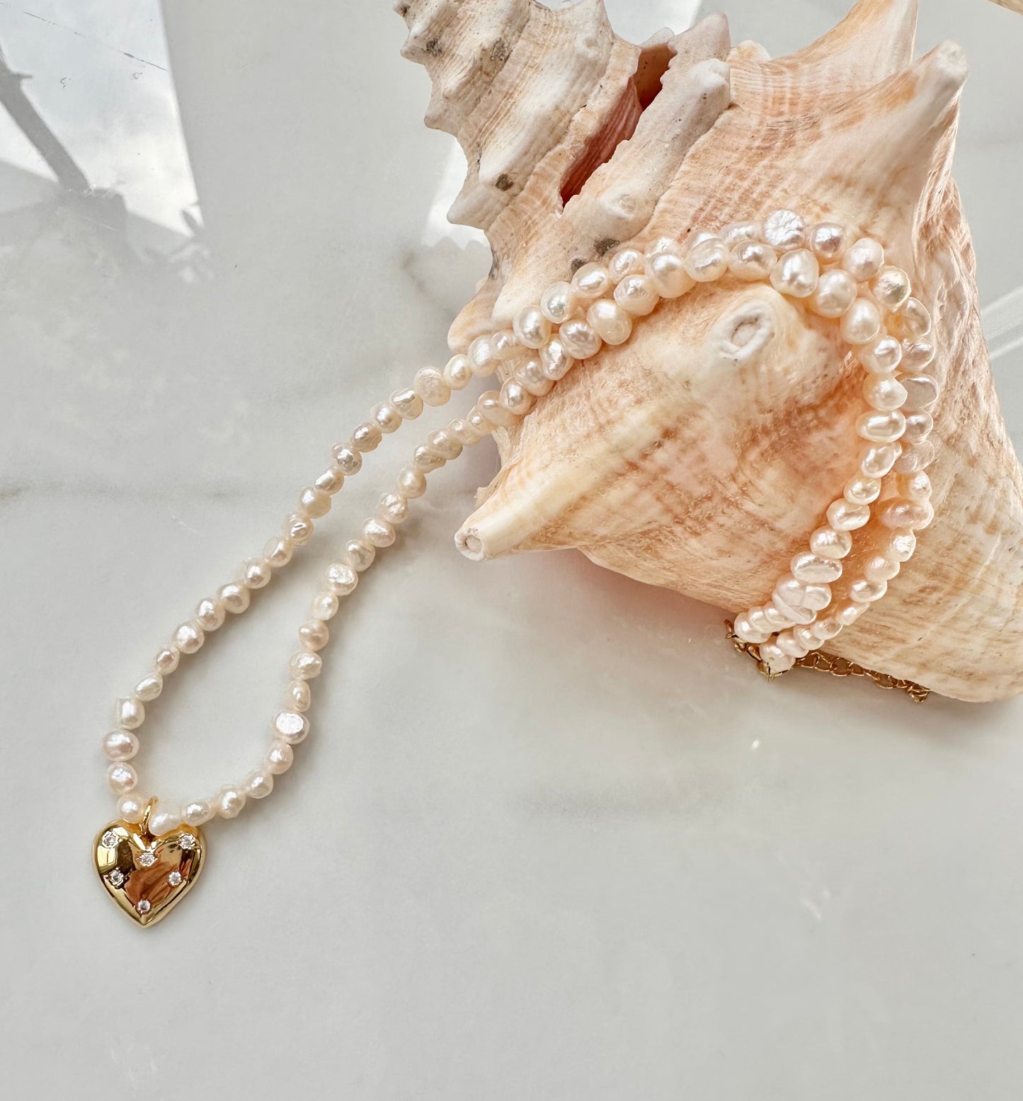 Marine Freshwater Pearl Necklace