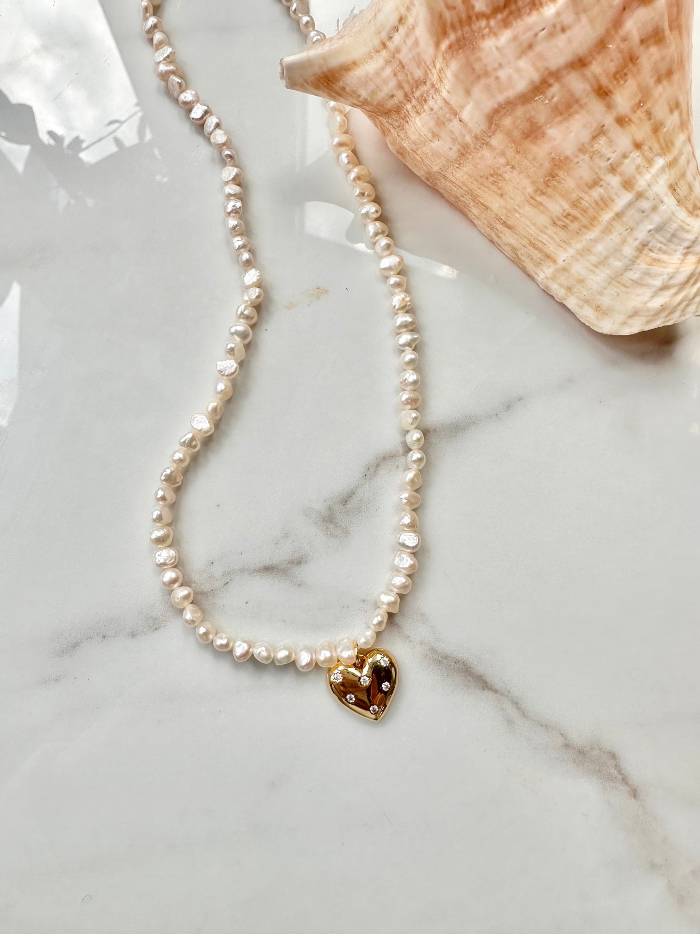 Marine Freshwater Pearl Necklace