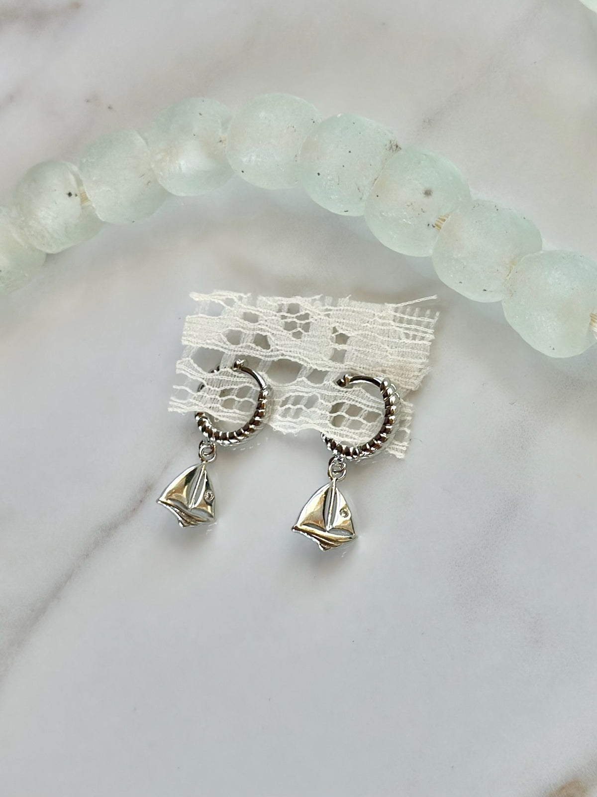 Harbor Sail Boat Hoops