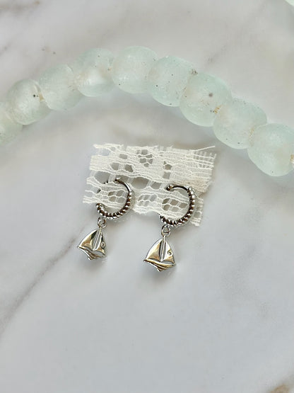 Harbor Sail Boat Hoops