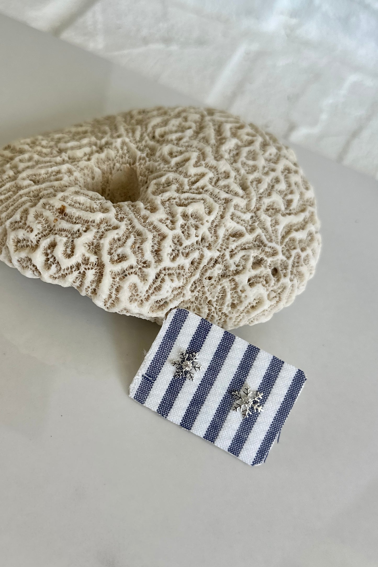 Snowflake Stud Earrings