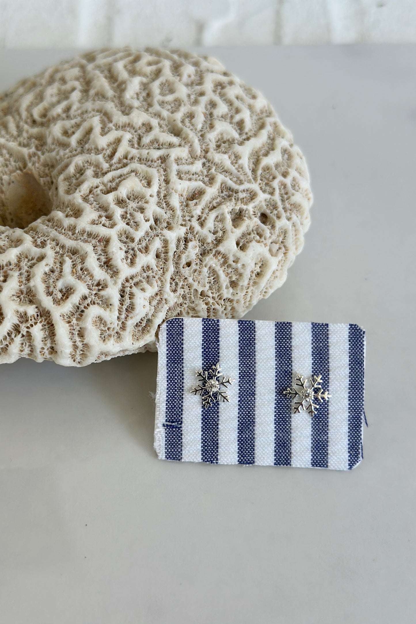 Snowflake Stud Earrings