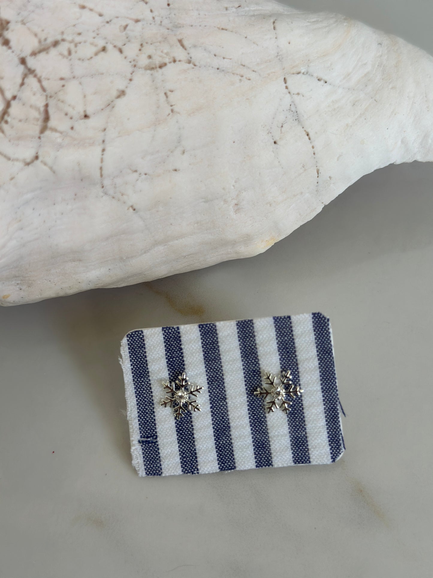 Snowflake Stud Earrings