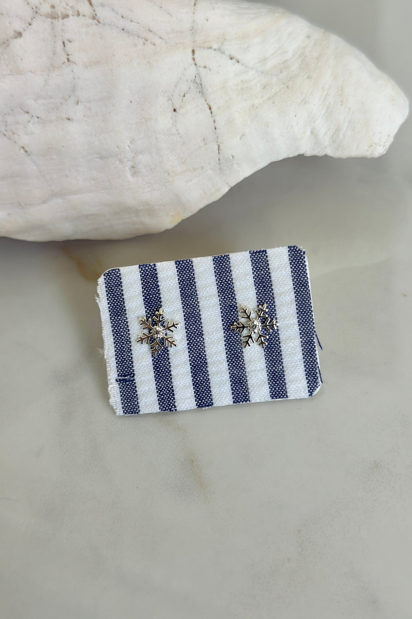 Snowflake Stud Earrings