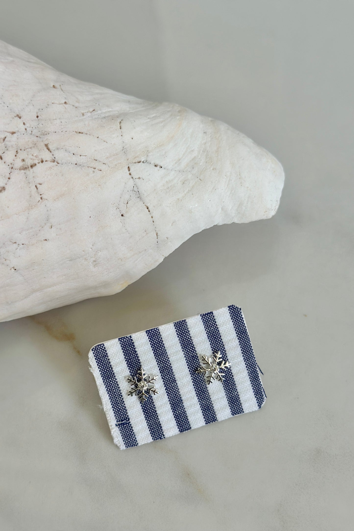 Snowflake Stud Earrings