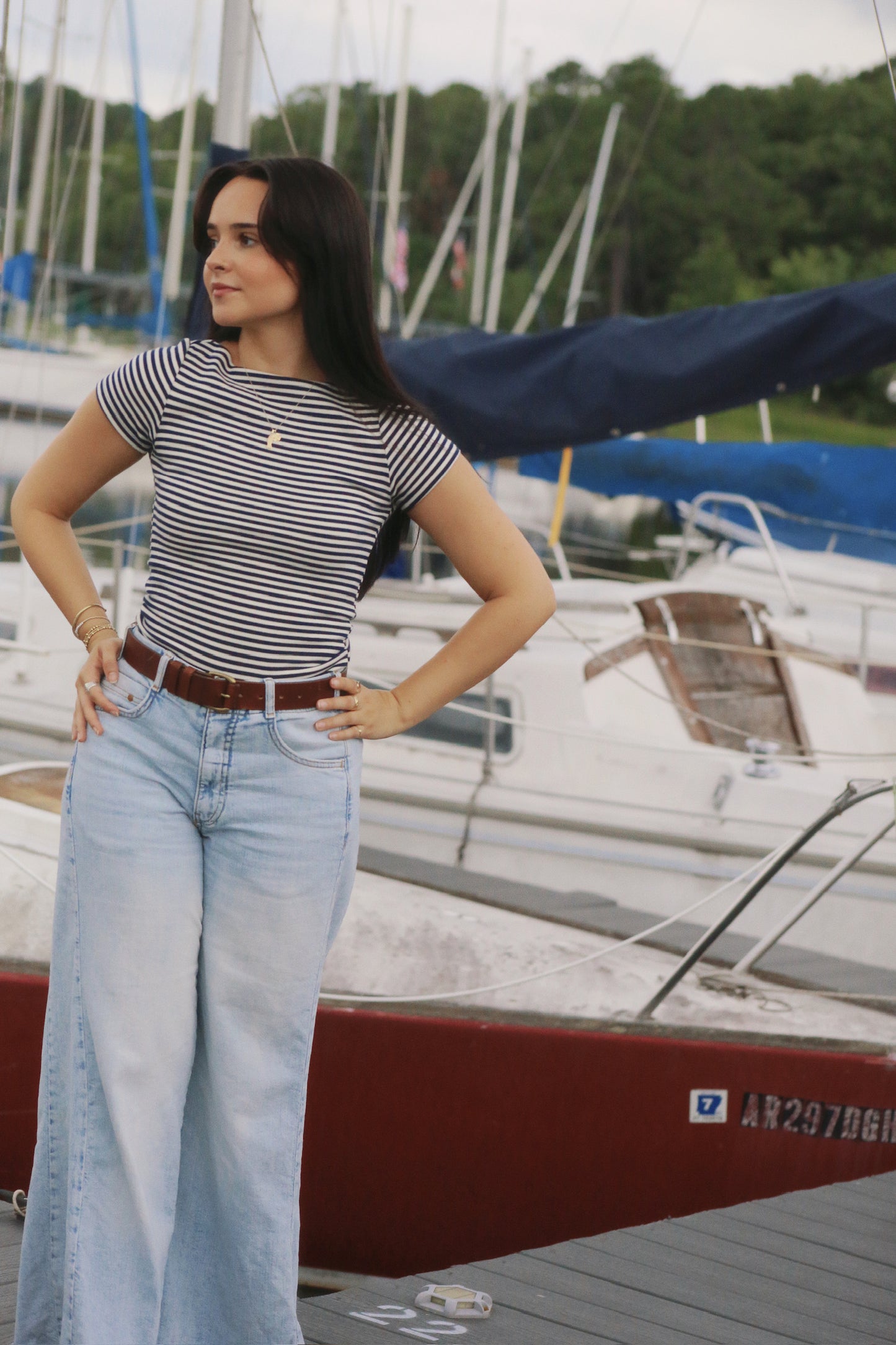 The Harbor Stripe Tee