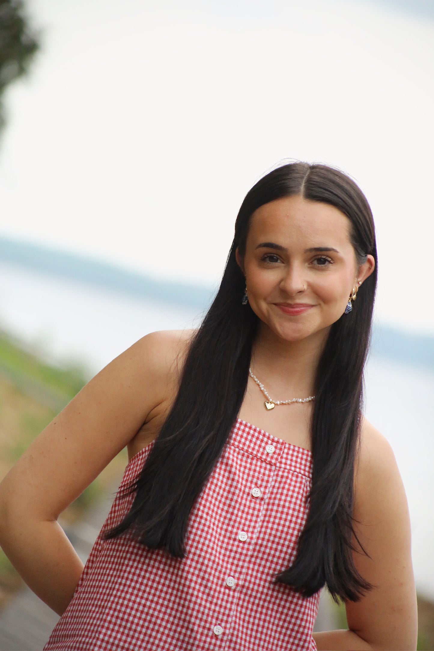 Seaside Gingham Tank