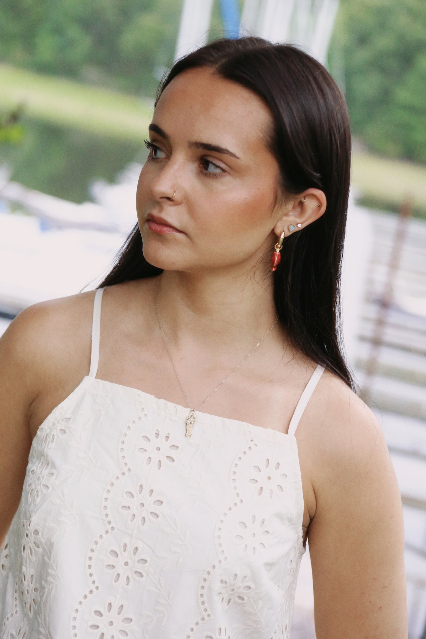 Mary Jane Eyelet Tank