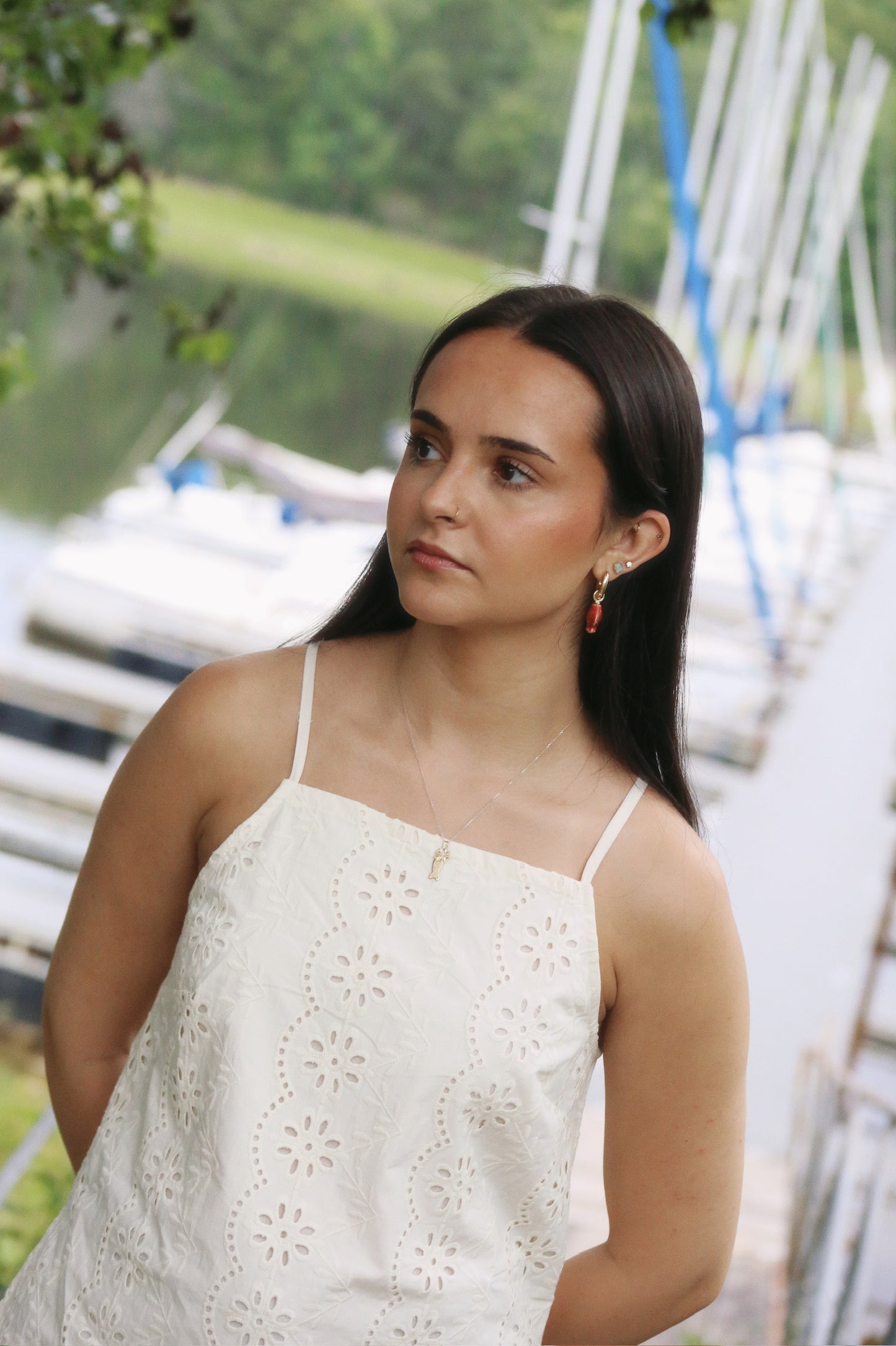 Mary Jane Eyelet Tank