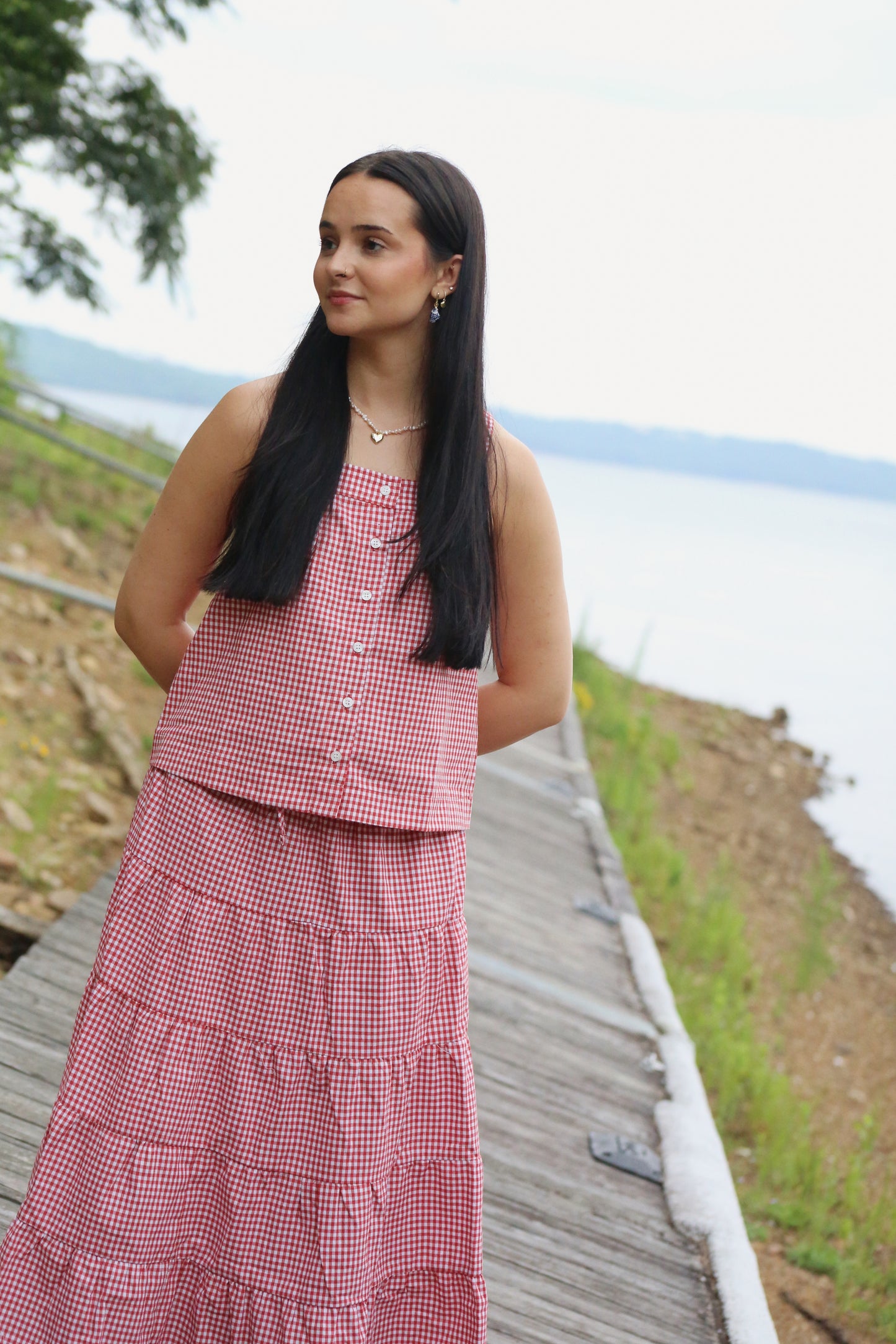 The Seaside Gingham Skirt
