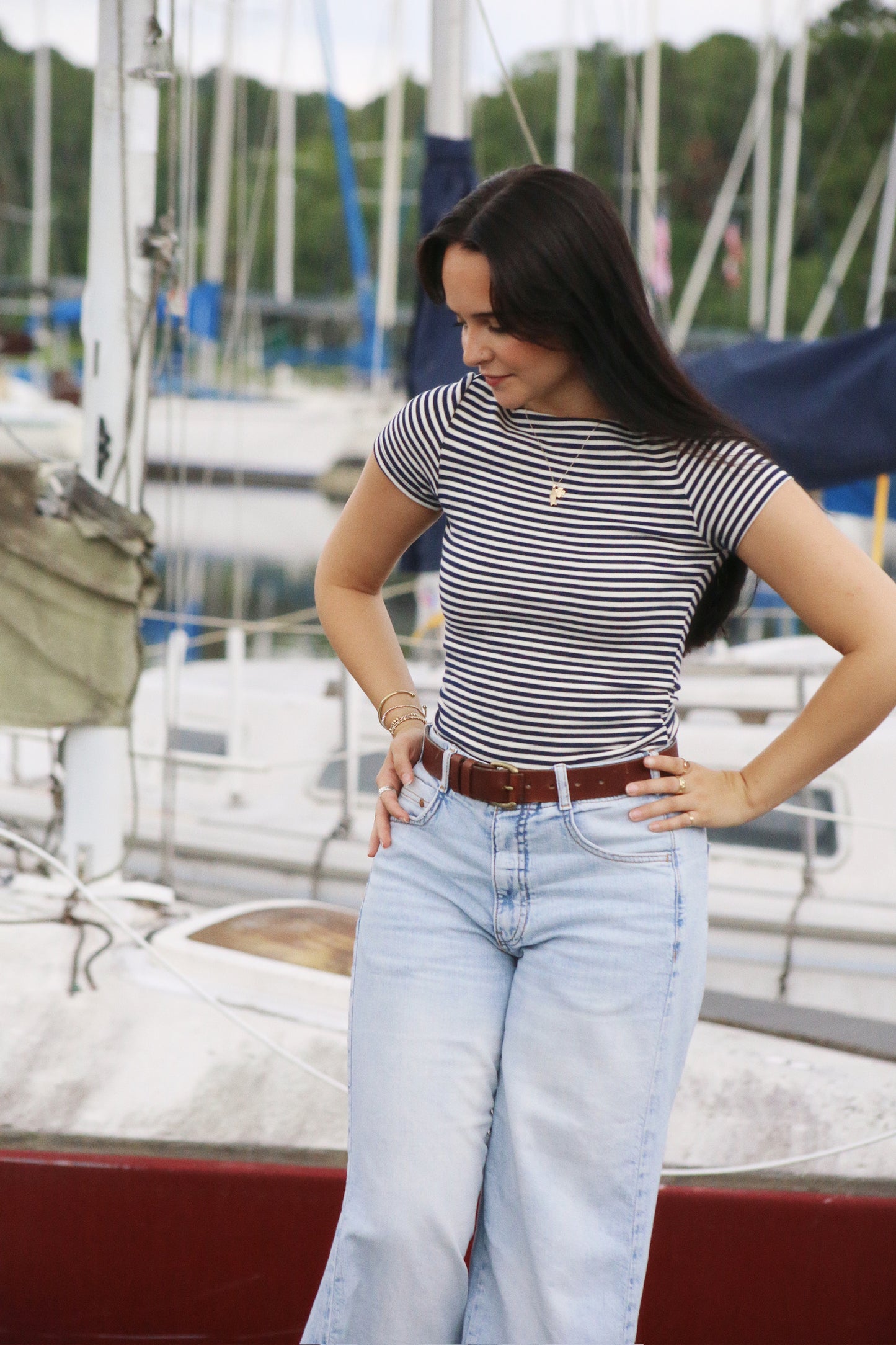 The Harbor Stripe Tee