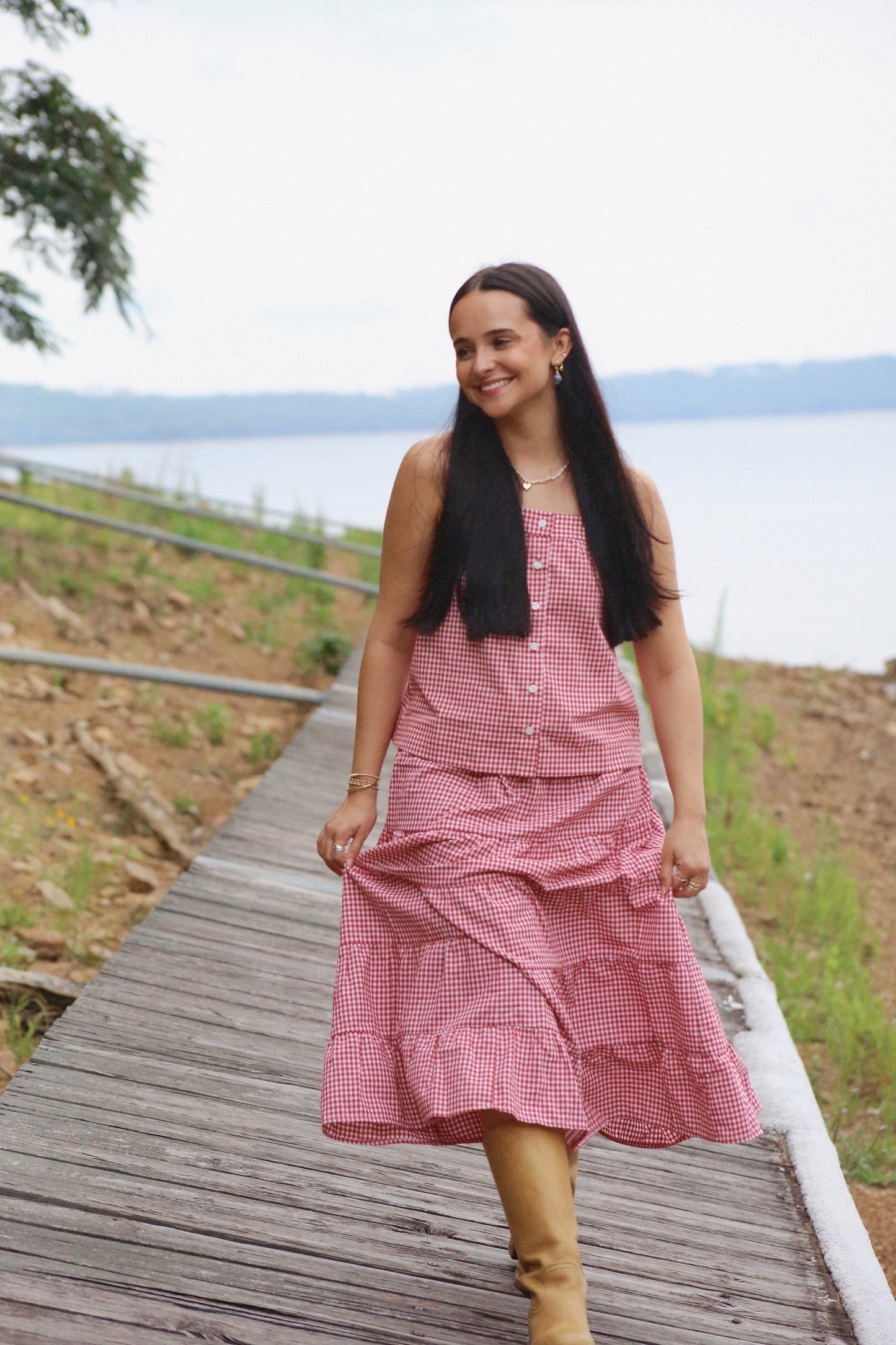 The Seaside Gingham Skirt