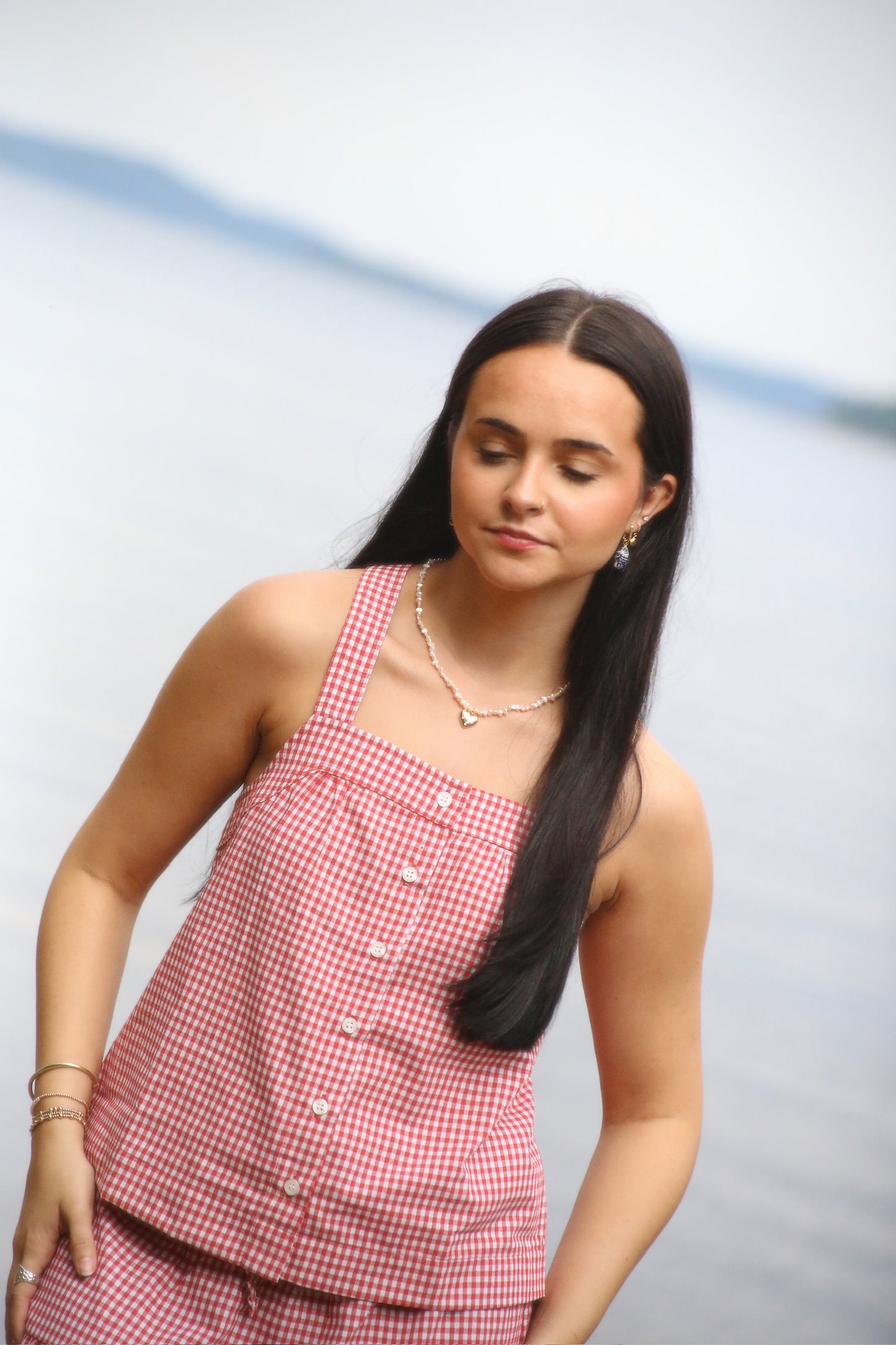 Seaside Gingham Tank