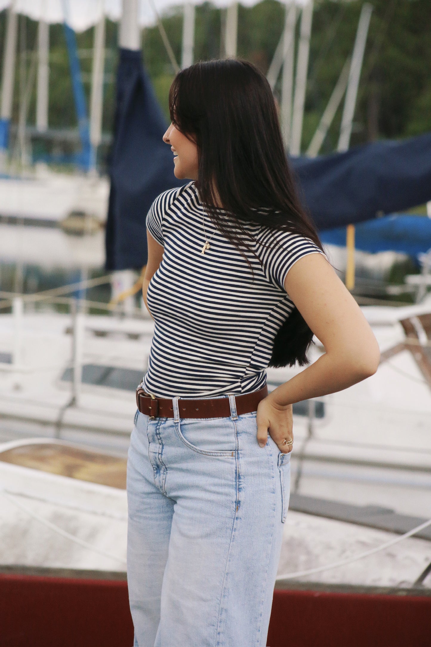 The Harbor Stripe Tee