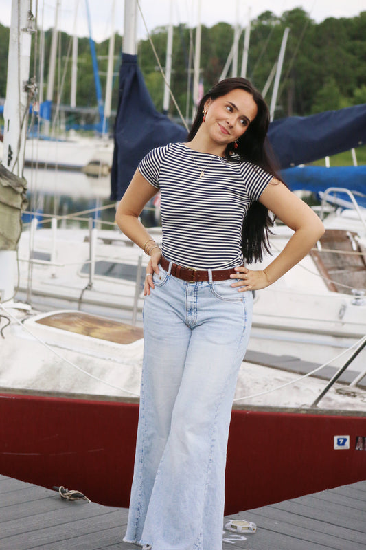 The Harbor Stripe Tee