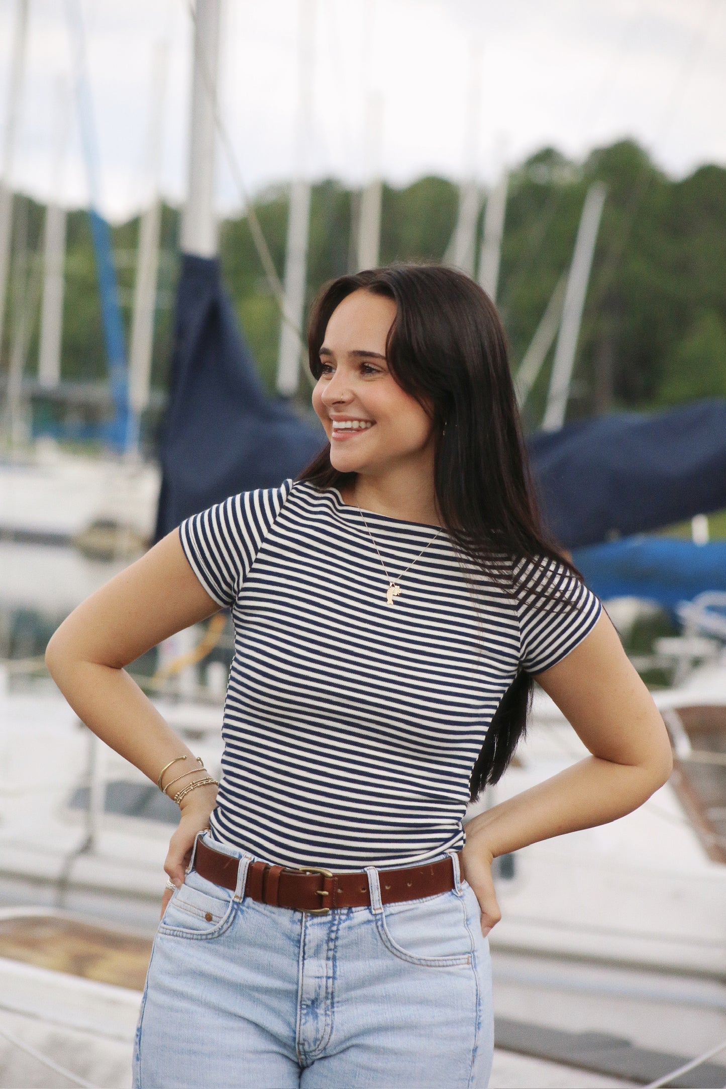 The Harbor Stripe Tee