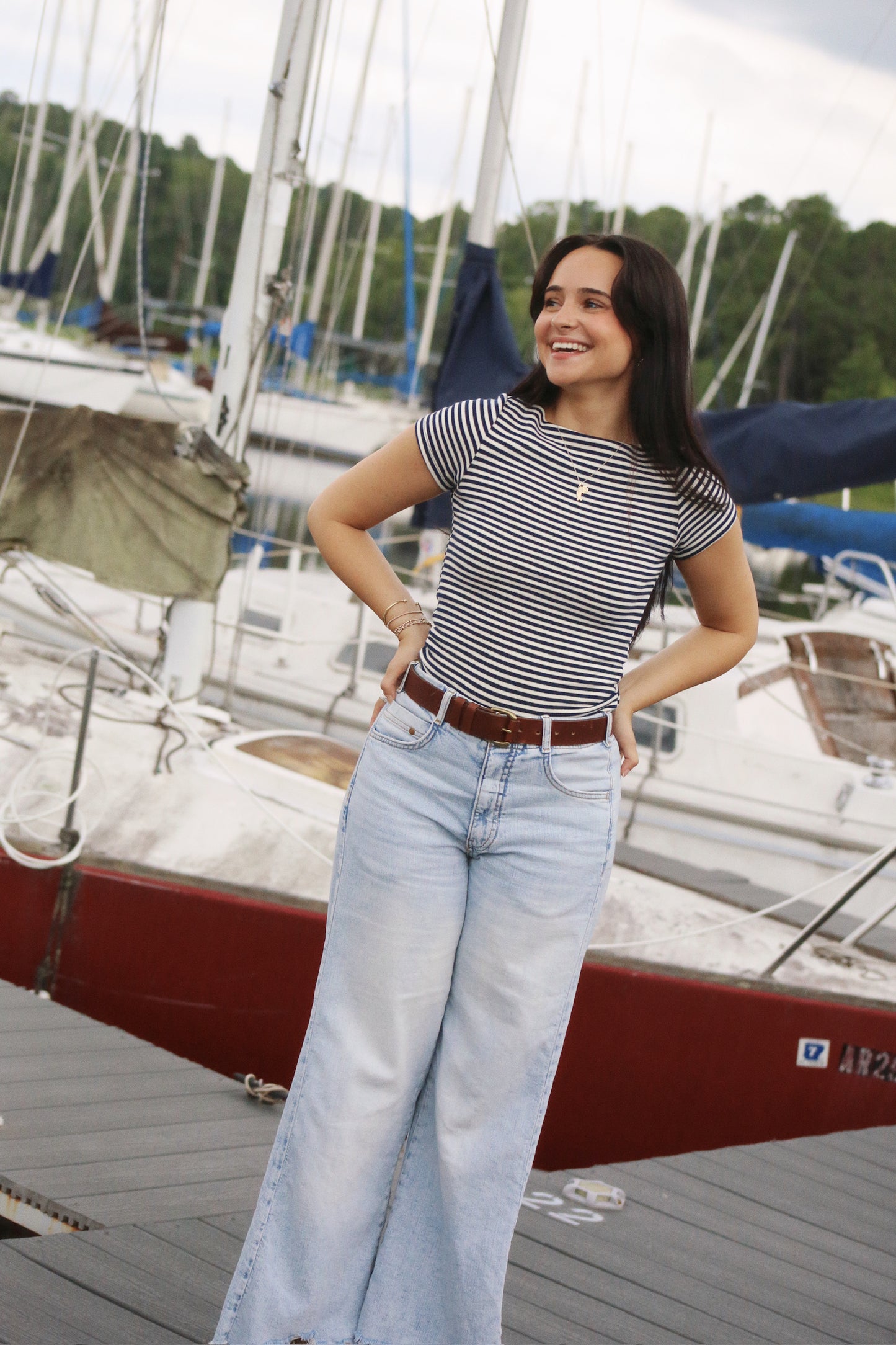 The Harbor Stripe Tee