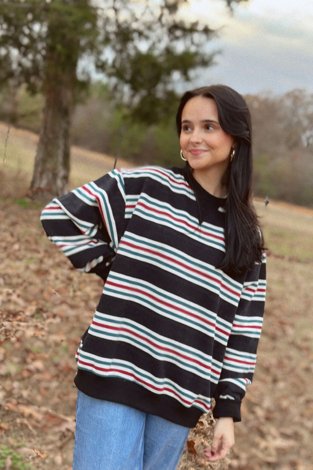 The Lillian Campstripe Sweatshirt