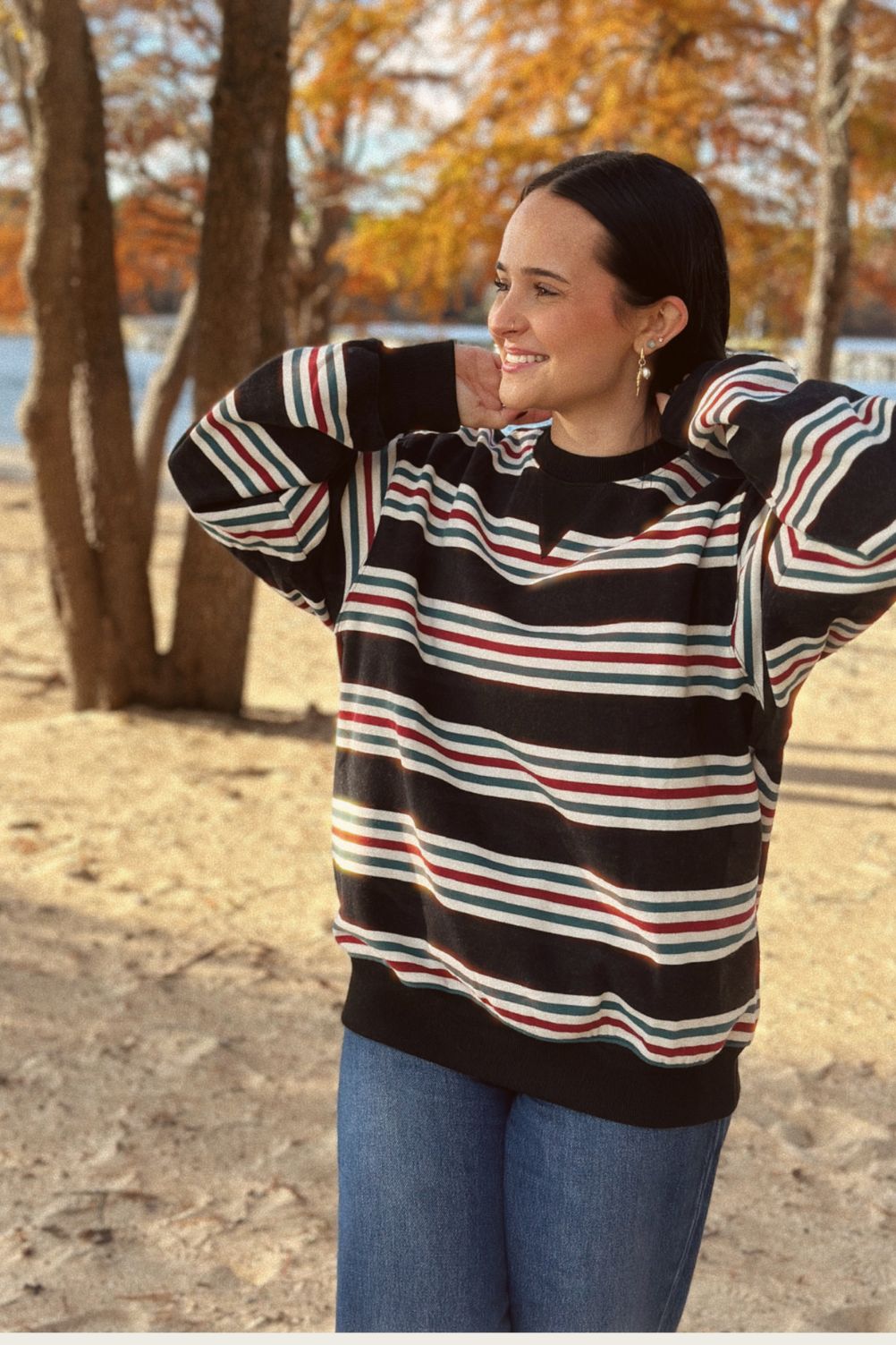 The Lillian Campstripe Sweatshirt