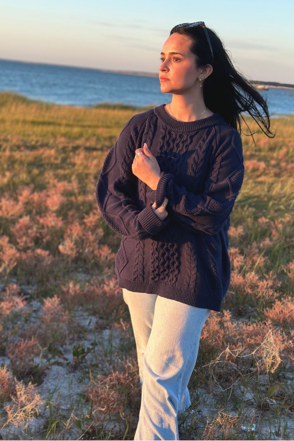 The Hallie Sweater | Women's Cable Knit Sweater