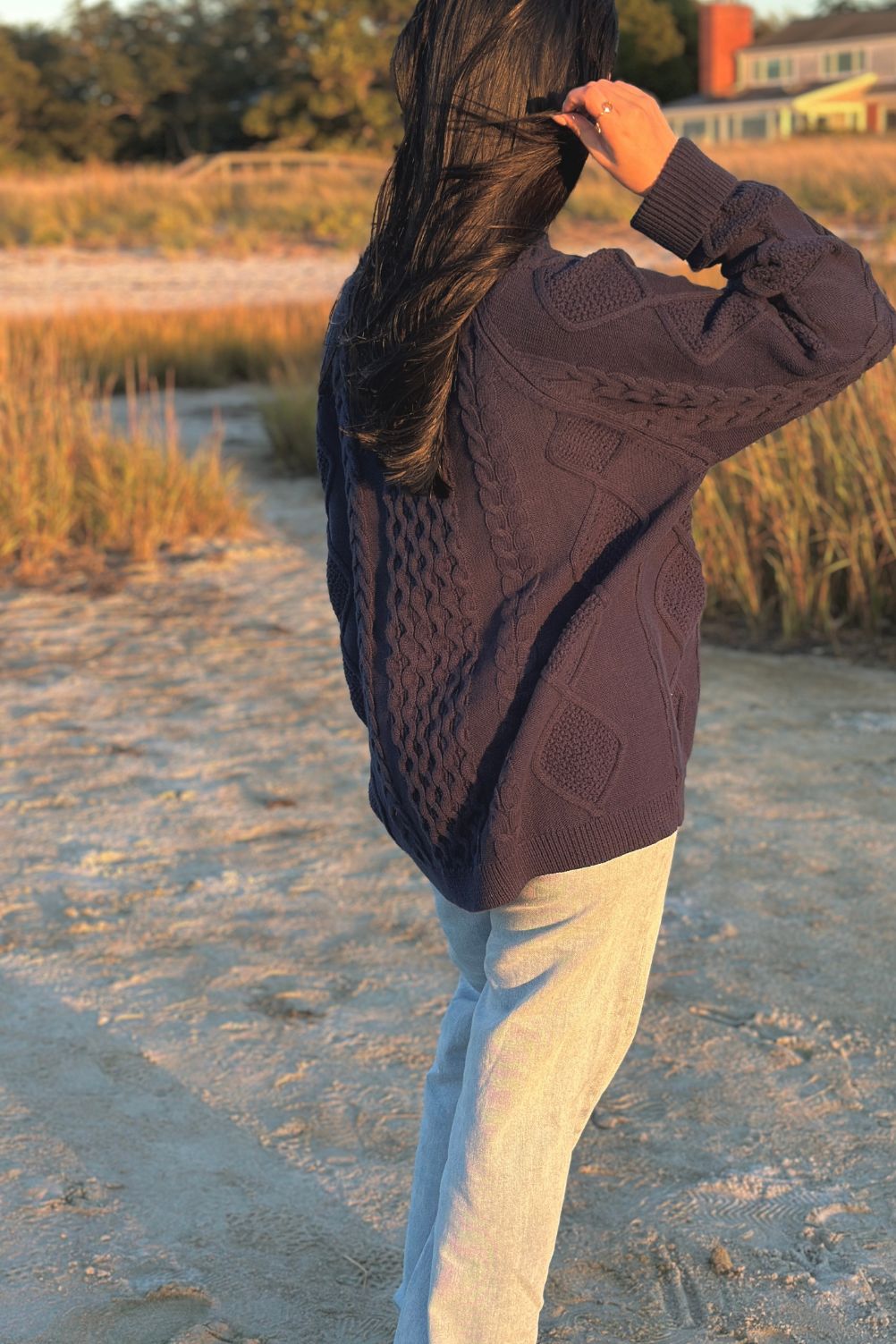 The Hallie Sweater | Women's Cable Knit Sweater
