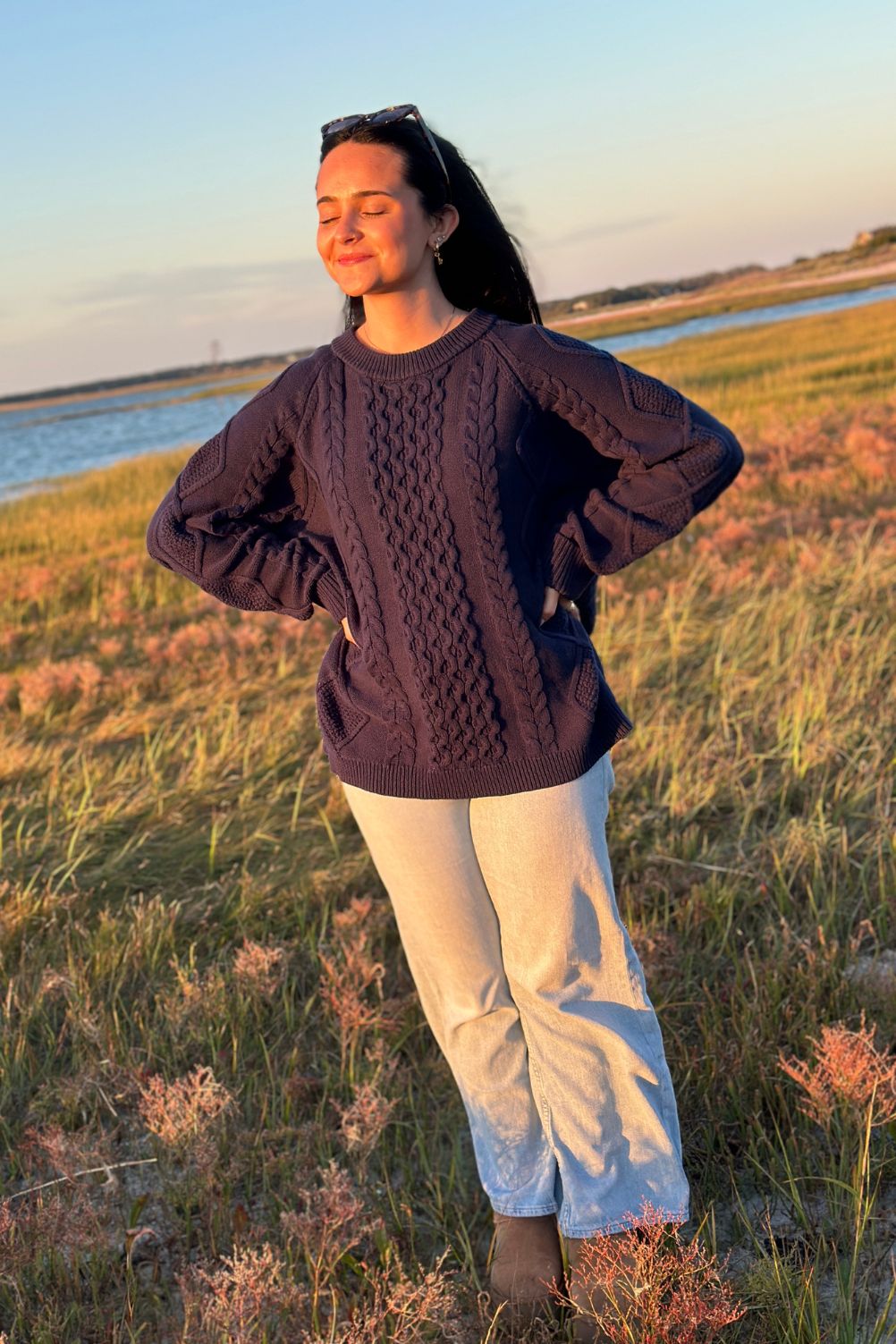 The Hallie Sweater | Women's Cable Knit Sweater