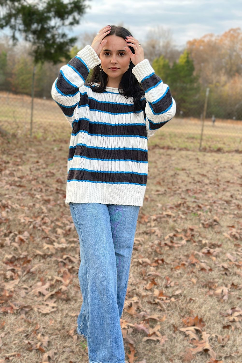 The Nora Stripe Sweater