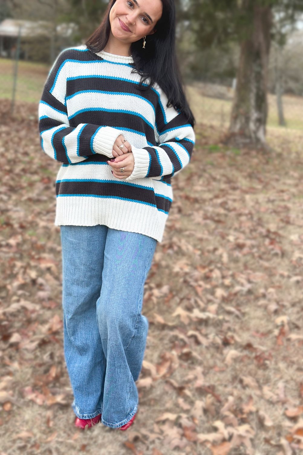 The Nora Stripe Sweater