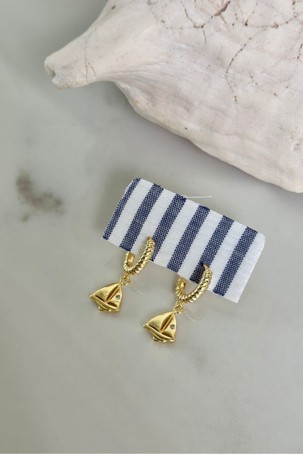 Harbor Sail Boat Hoops