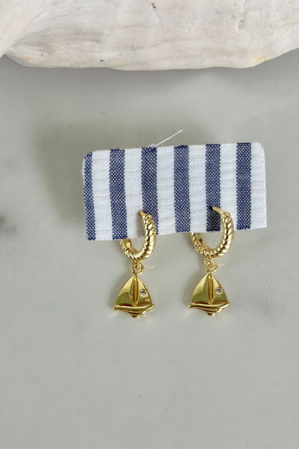 Harbor Sail Boat Hoops