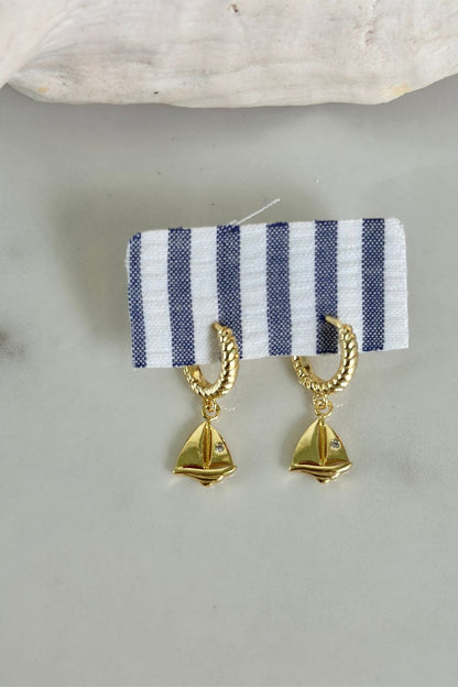 Harbor Sail Boat Hoops