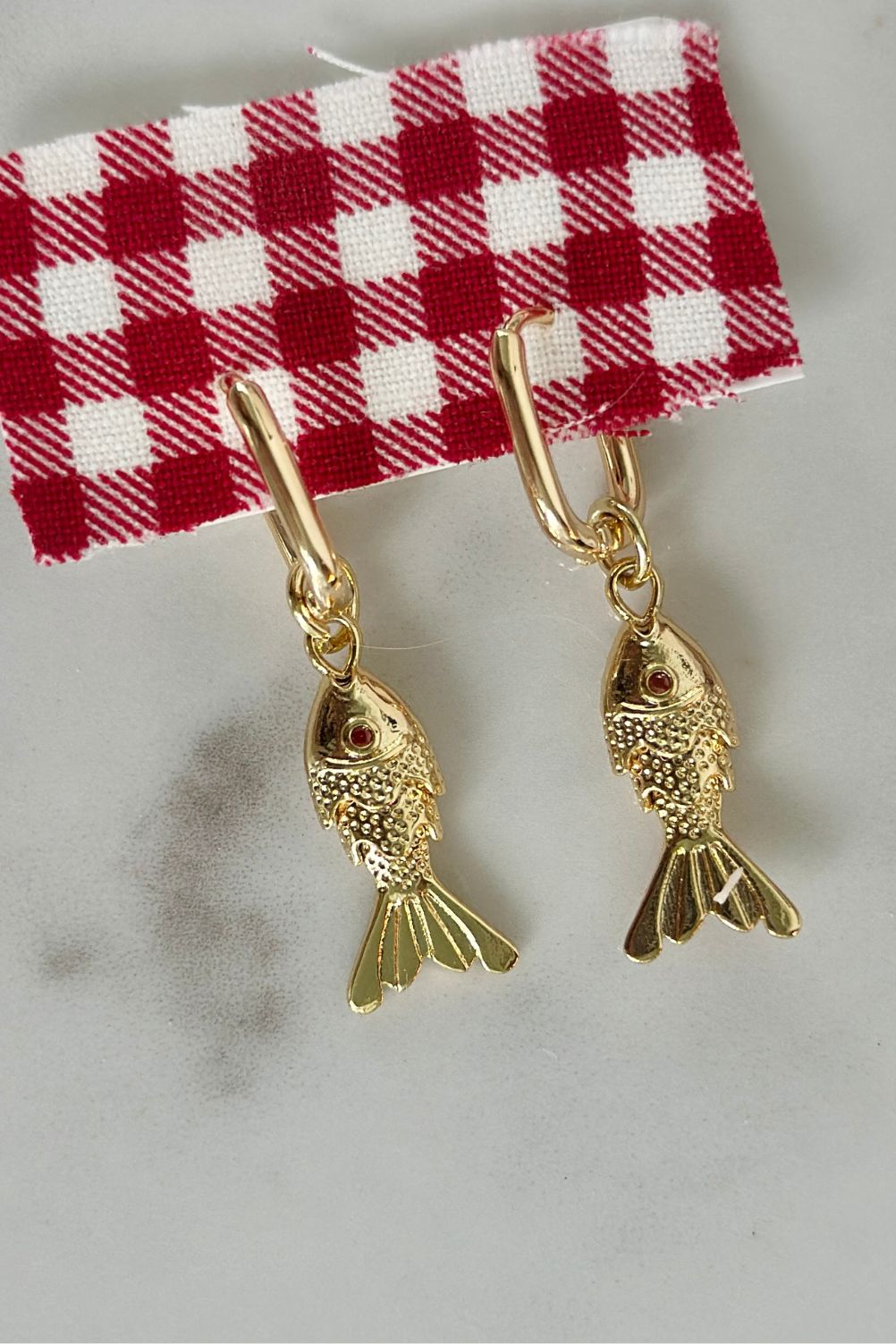 The Baby Marrit Row Fish Earrings