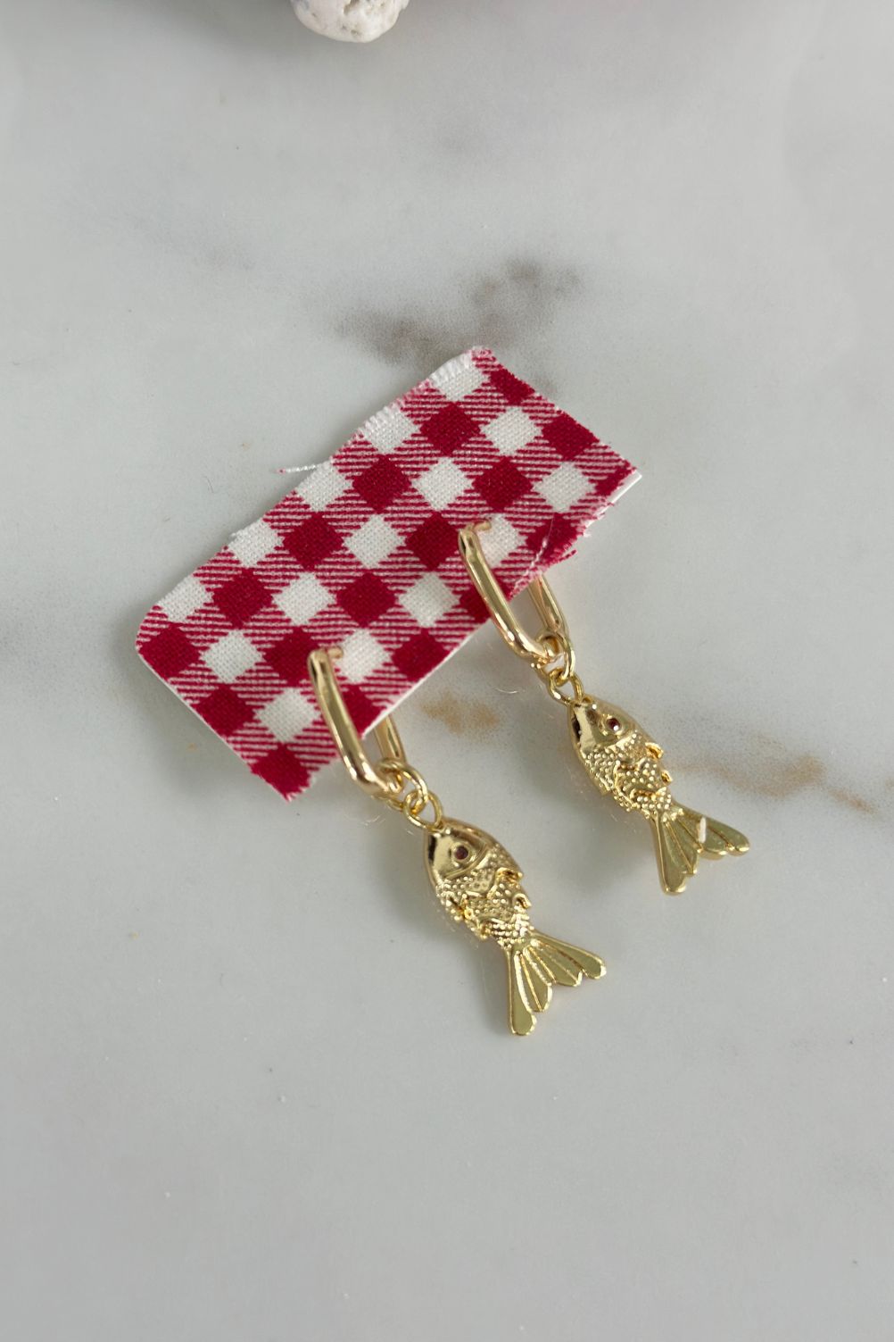 The Baby Marrit Row Fish Earrings