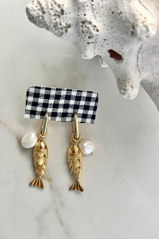 The Maritt Row Fish Earrings