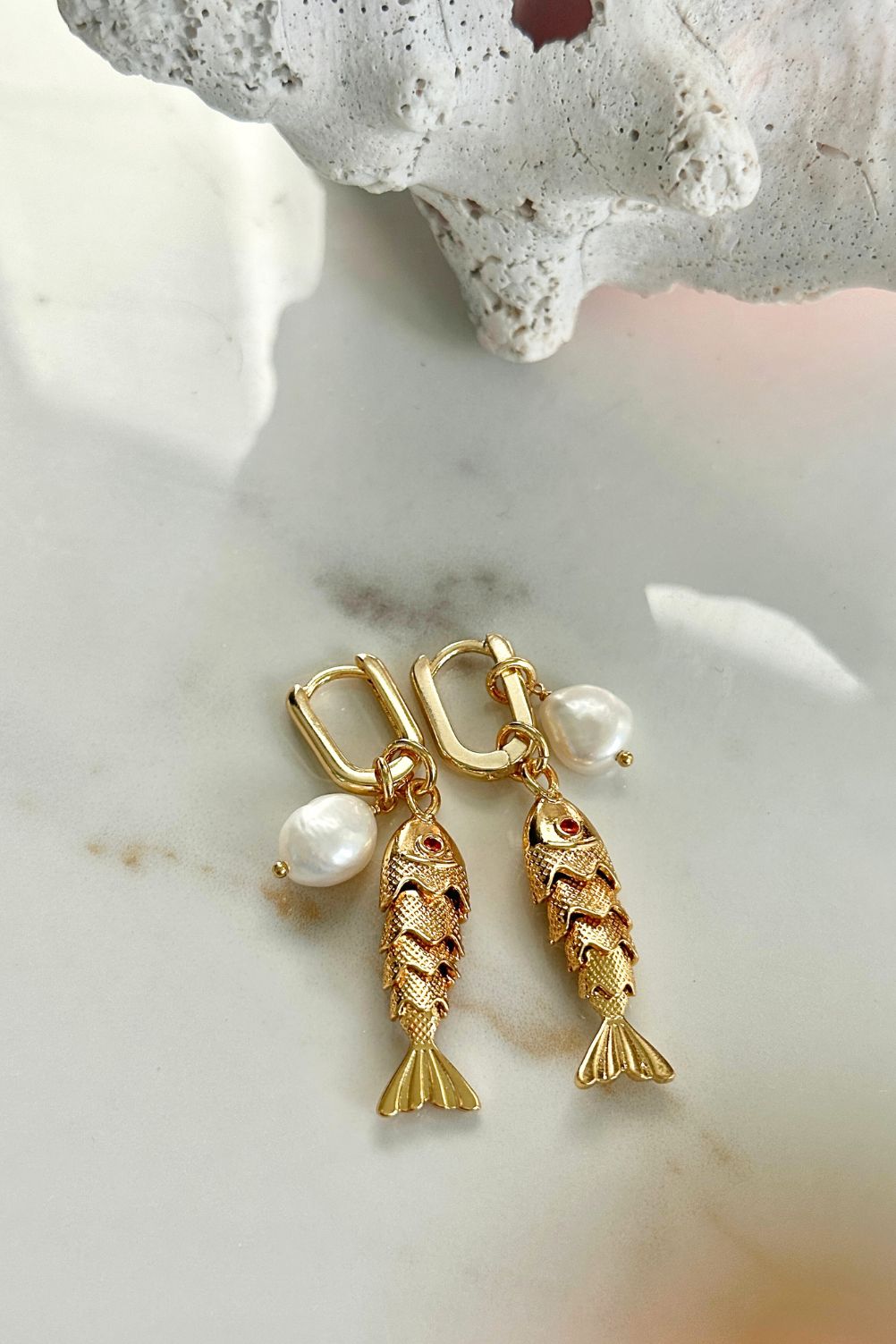 The Maritt Row Fish Earrings