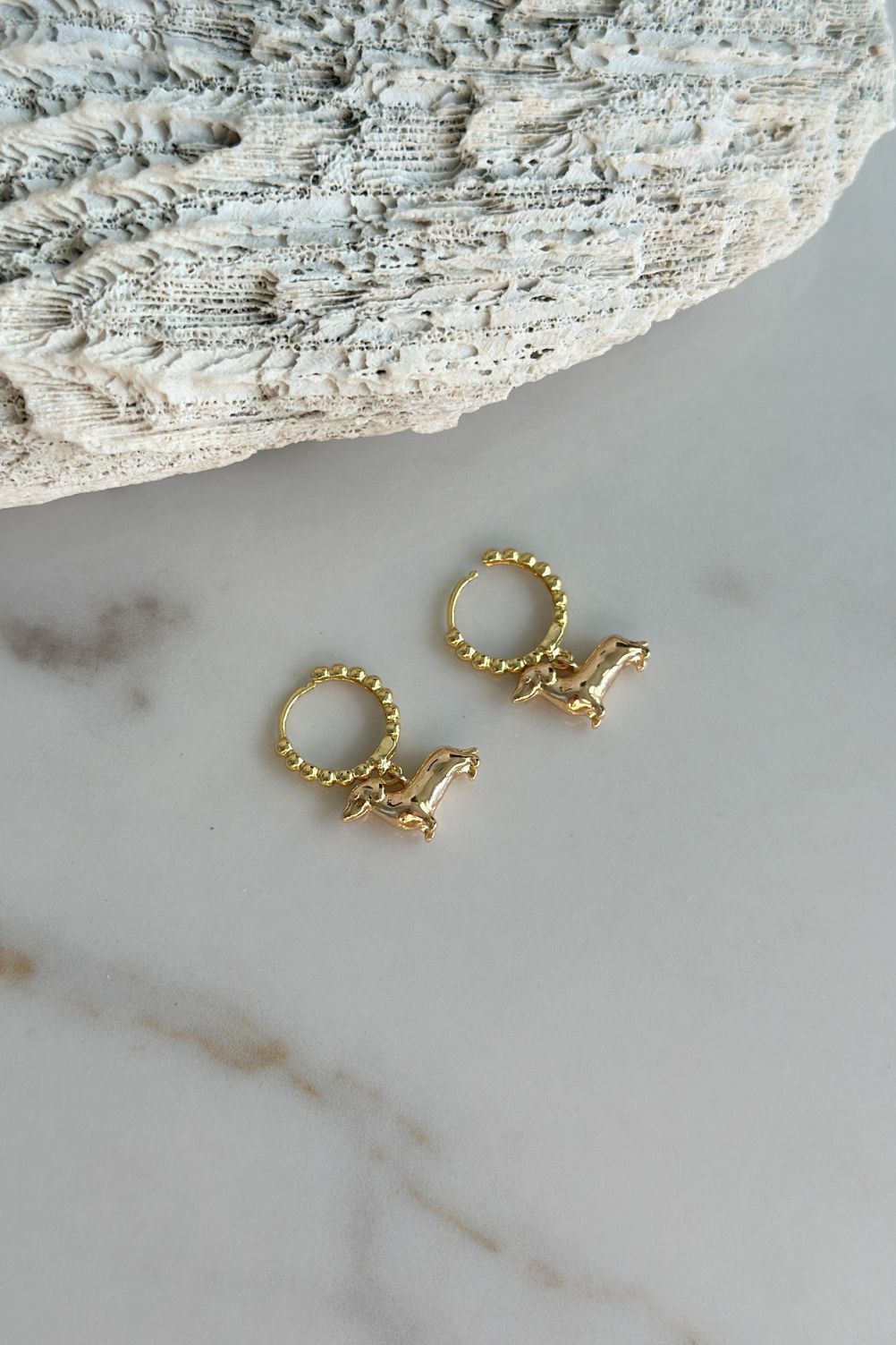 Dachshund Huggie Earrings