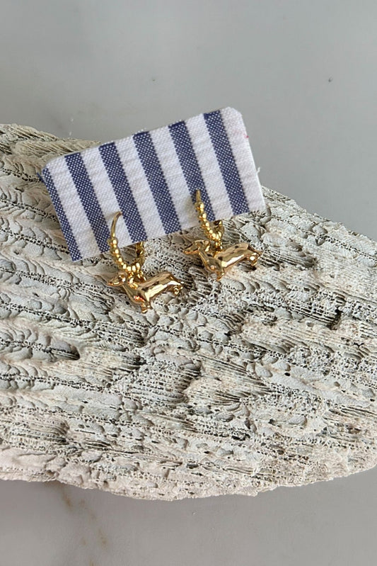 Dachshund Huggie Earrings